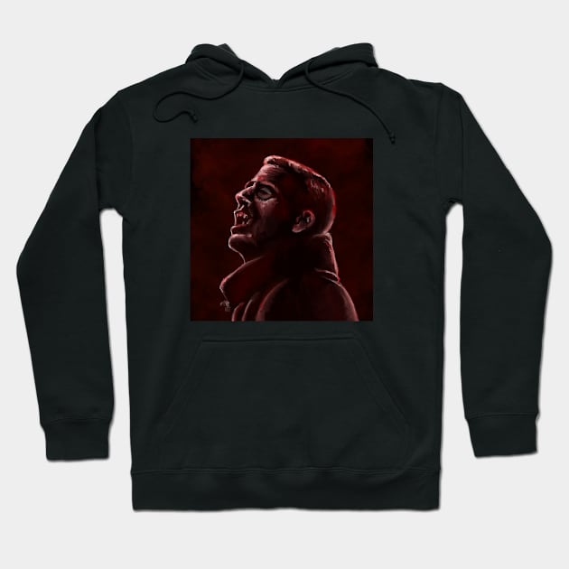 Dracula - Claes Bang (red highlights) Hoodie by Catrina1903